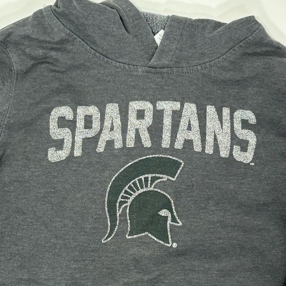 YXL Michigan State Vintage Hoodie - Picture 4 of 5